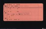 608 - Tarjeta perforada con instrucciones de Fortran (3)