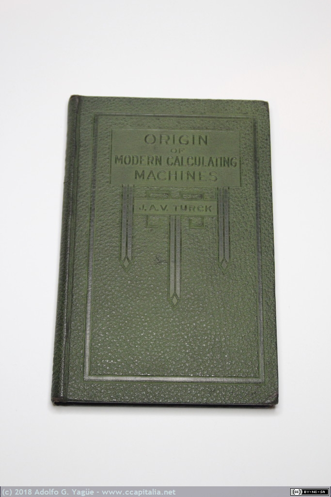 039 - Origin of Modern Calculating Machines. J. A. V. Turck (1), 1921