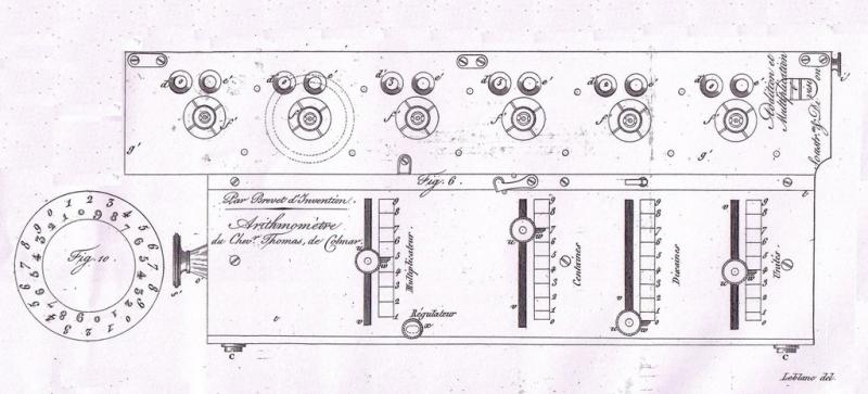 1822 - Charles Xavier de Colmar -  Arithmometer (2)