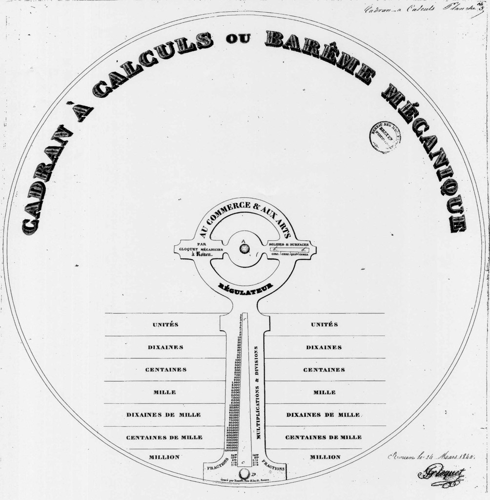 1840 - Gloquet - Bareme Mecanique (1)