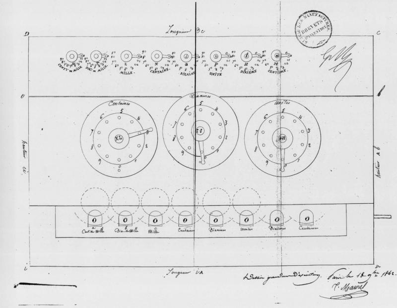 1842 - Maurel - Machine Calculer (1)