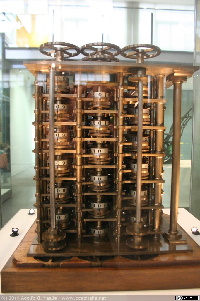 1832 - Difference Engine No. 1 (1). Museo de la Ciencia de Londres