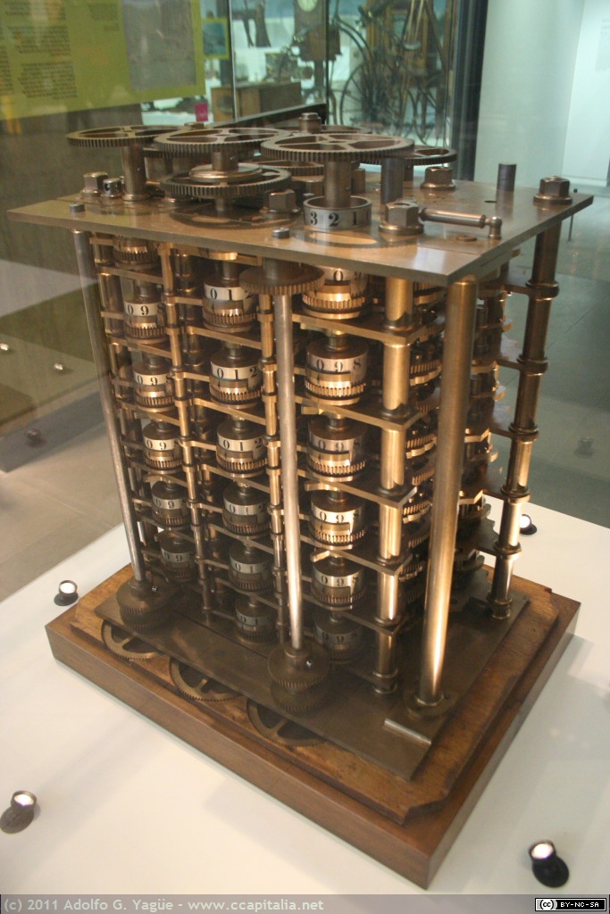 1832 - Difference Engine No. 1 (2). Museo de la Ciencia de Londres