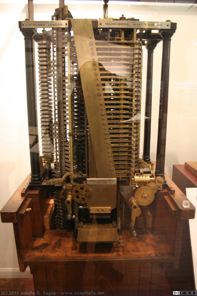 1910 - Henry Babbage. Analytical Engine (2). Museo de la Ciencia de Londres