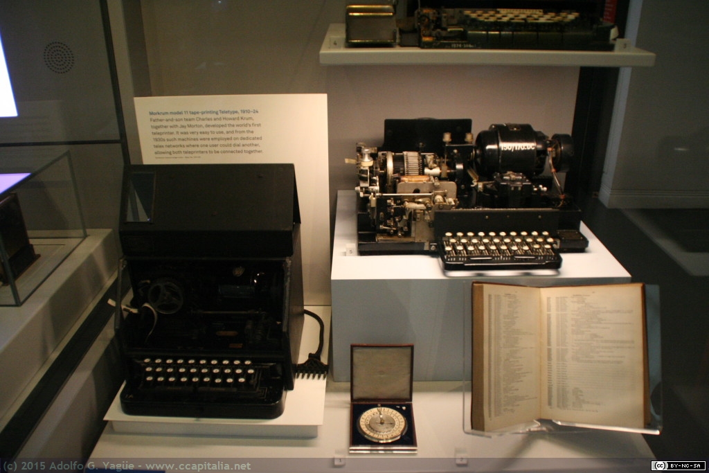 1920 - Teletipo Morkrum M11. Museo de la Ciencia de Londres