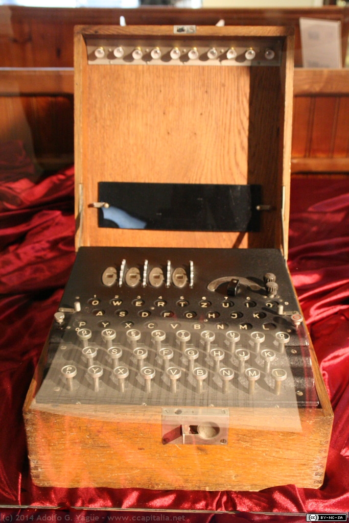 1942 - Enigma de cuatro rotores (1). Museo de la Radiofrecuencia Inocencio Bocanegra (Belorado, Burgos)