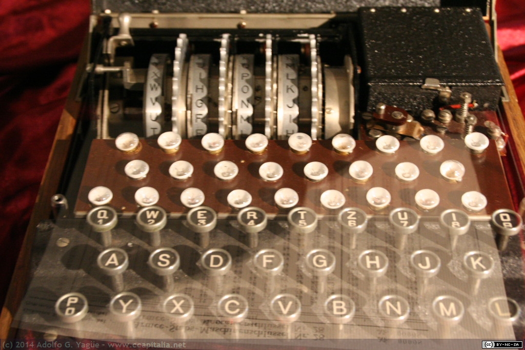 1942 - Enigma de cuatro rotores (3). Museo de la Radiofrecuencia Inocencio Bocanegra (Belorado, Burgos)