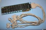 305 - Tarjeta para compatibles IBM PC DigiBoard PC8 ISA + cables (8 RS-232C), 1985