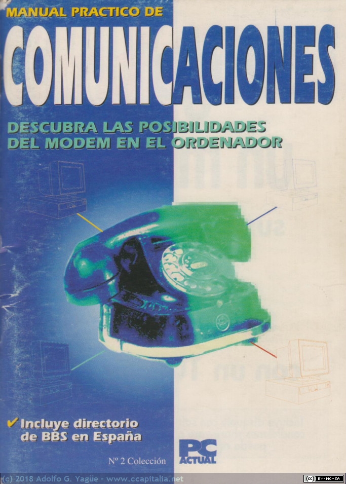 483 - Manual práctico de comunicaciones. Directorio de BBS en España. Suplemento PC Actual, 1993