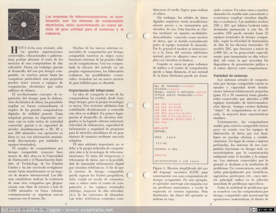 759 - Computadoras por tiempo compartido. El Demodulador Lenkurth (2), 1968