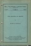 783 - Sound of Speech. Bell Telephone Laboratories. Crandall (1), 1925