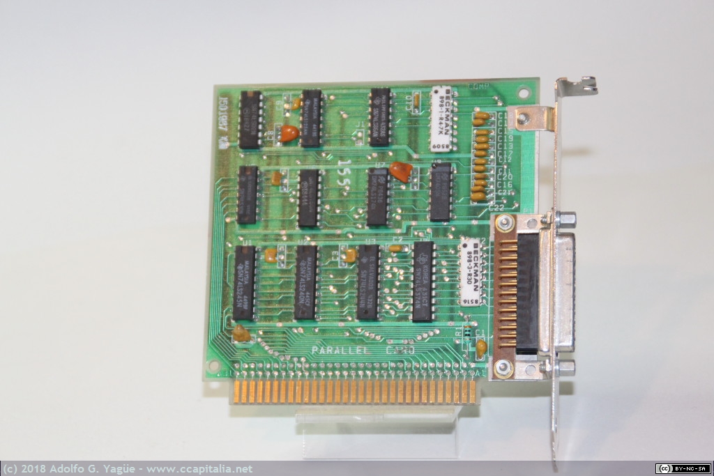 136 - Controlador IBM puerto paralelo (ISA 8 bit), 1981