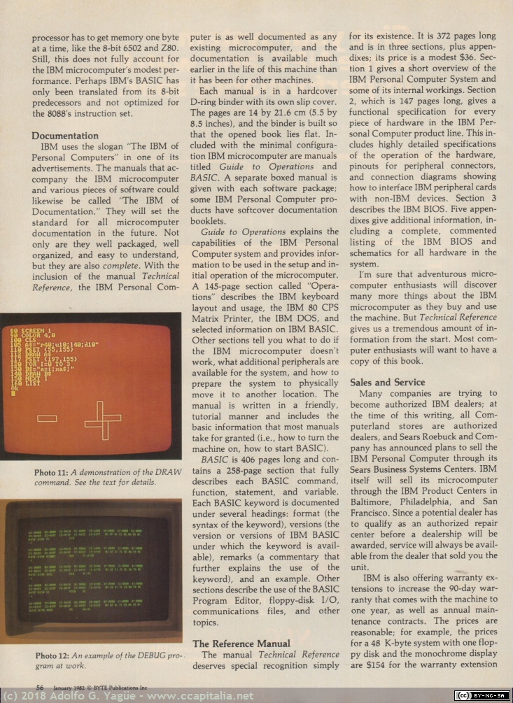 352 - The IBM Personal Computer. Byte (4), 1982