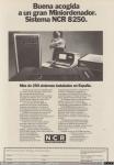842 - Sistema NCR 8250. Buena acogida a un gran Miniordenador, 1979