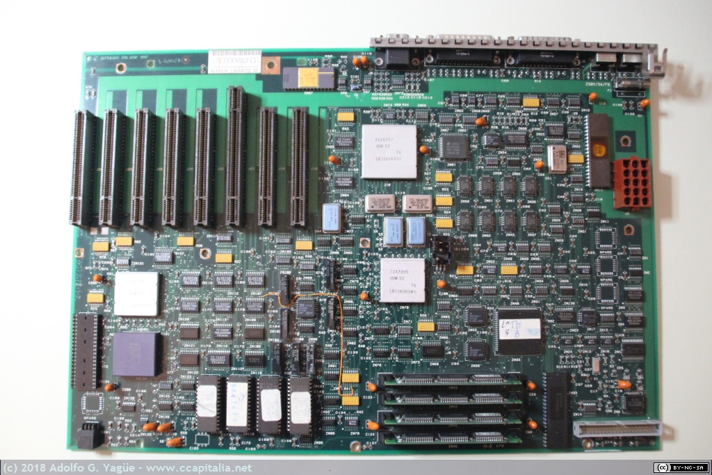 712 - Placa base IBM PS/2 modelo 60 (286) + 4M en SIMMs de 72 pines (1), 1987