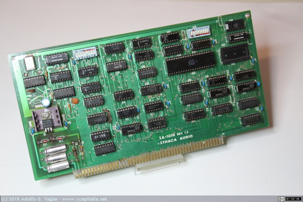 287 - Tarjeta CPU Ithaca Audio IA-1010 (incluye zócalo para EPROM), 1977