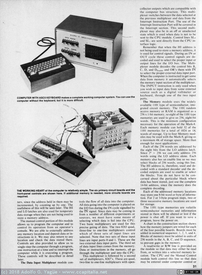 115 - Mark 8. Jonathan A. Titus. Radio-Electronics (3), 1974