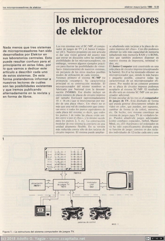 372 - Los microprocesadores de Elektor. Número 3 Mayo-Junio (2), 1980