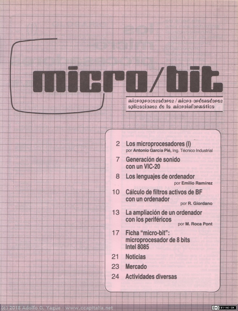 373 - Supemento Micro/Bit. Revista Española Electrónica (REDE) (2), 1982