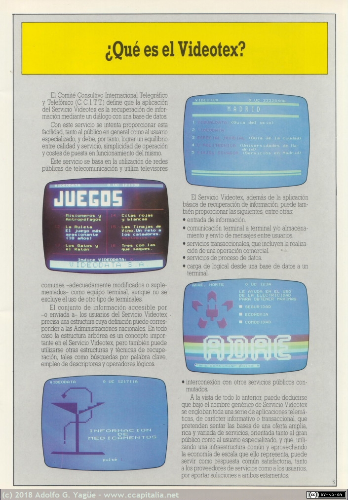 476 - C.T.N.E. Servicio Videotex (3), 1983
