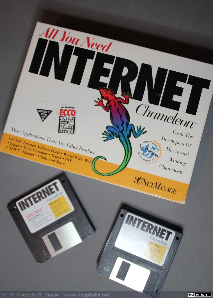 660 - Chameleon NetManage v.4.5 para Windows 3.1, 1995
