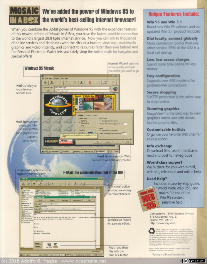 752 - Mosaic in a box. CompuServe (2), 1995