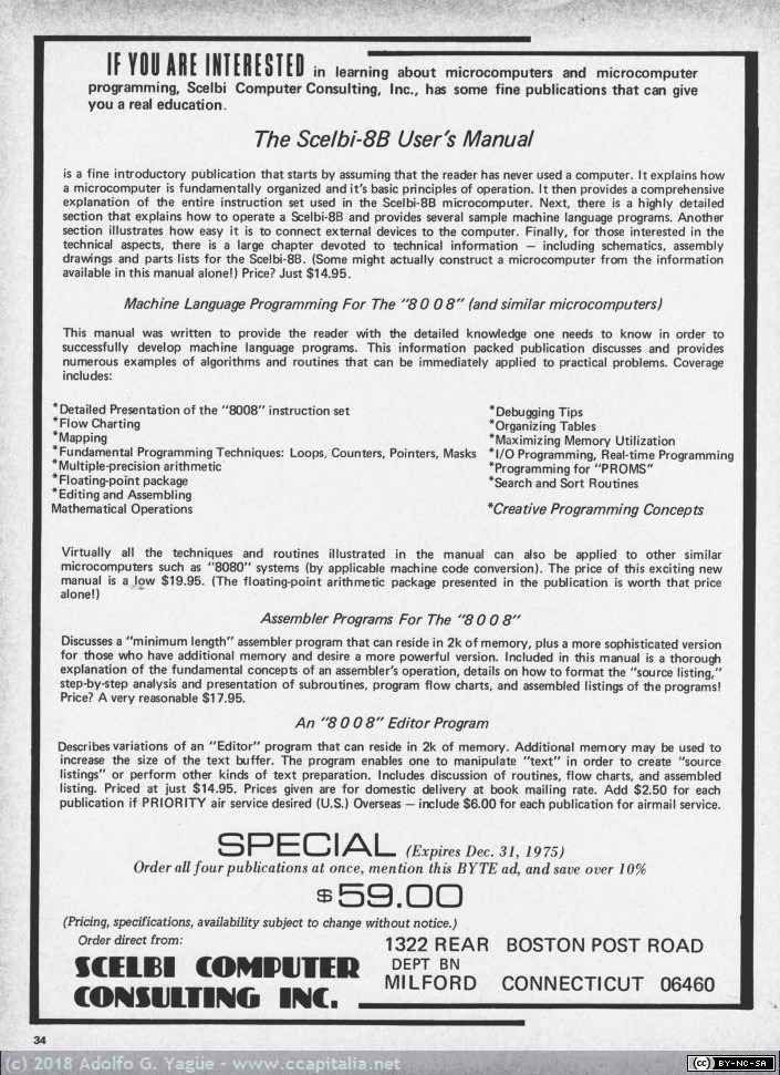879 - The Scelbi-8B Mini-Computer (2), 1975
