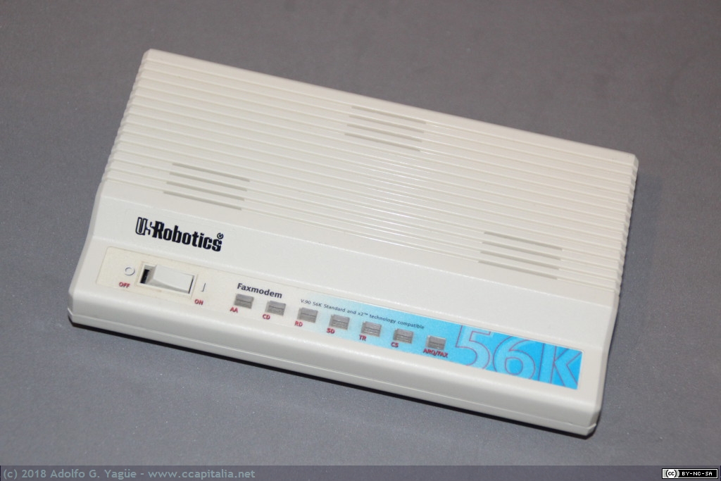 898 - Modem U.S. Robotics 56K (norma V.90 y X2), 1998