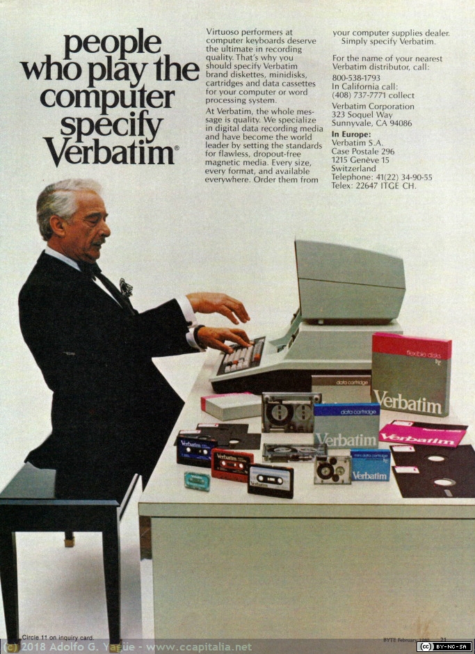 933 - Verbatim, 1980
