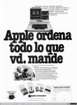 921 -  Apple II. Apple ordena todo lo que vd. mande, 1981