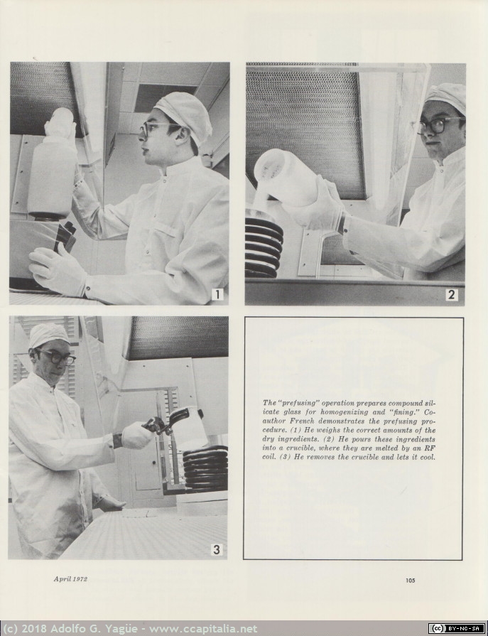 736 - Low-Loss Glass Fibers For Optical Transmission. Bell Laboratories Record (4), 1972