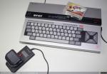004, 511 y 427 - MSX Sony Hitbit HB-55P, joystick y cartucho de Car Jamboree (1), 1984
