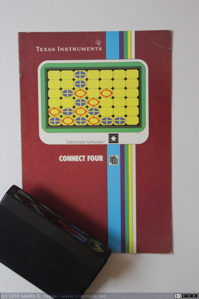 404 - Connect Four para TI-99. Gamevision, 1981