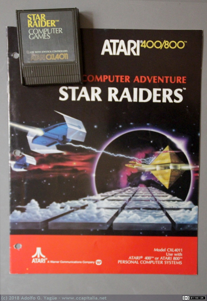 406 - Star Raiders para Atari 400/800. Atari (1), 1980