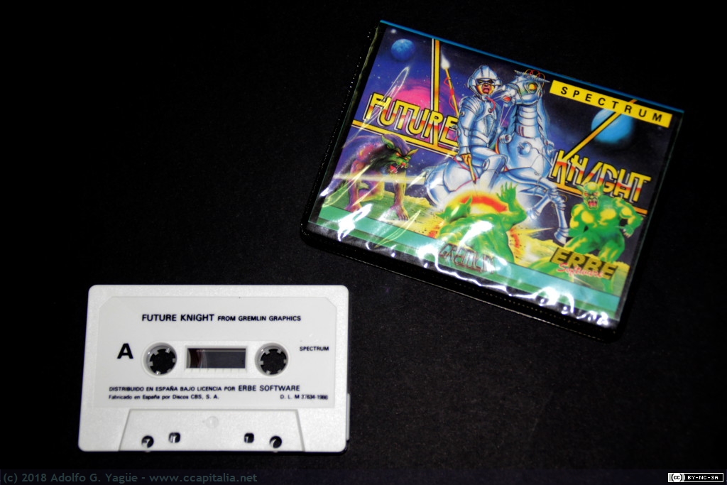 436 - Future Knight para ZX Spectrum. Gremlin Graphics, 1986