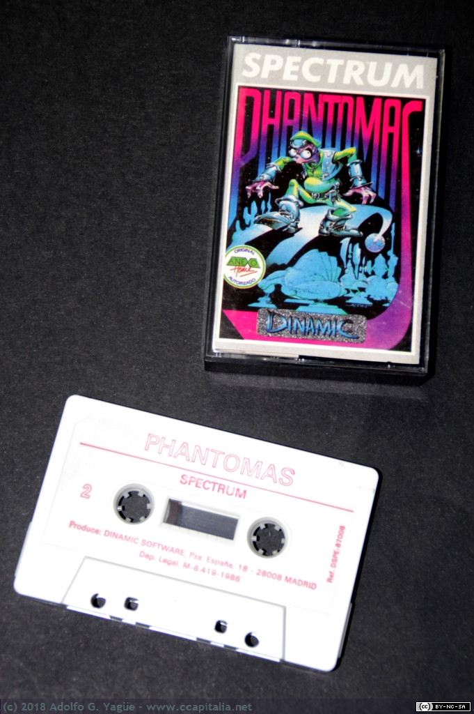 437 - Phantomas para ZX Spectrum. Dinamic, 1986