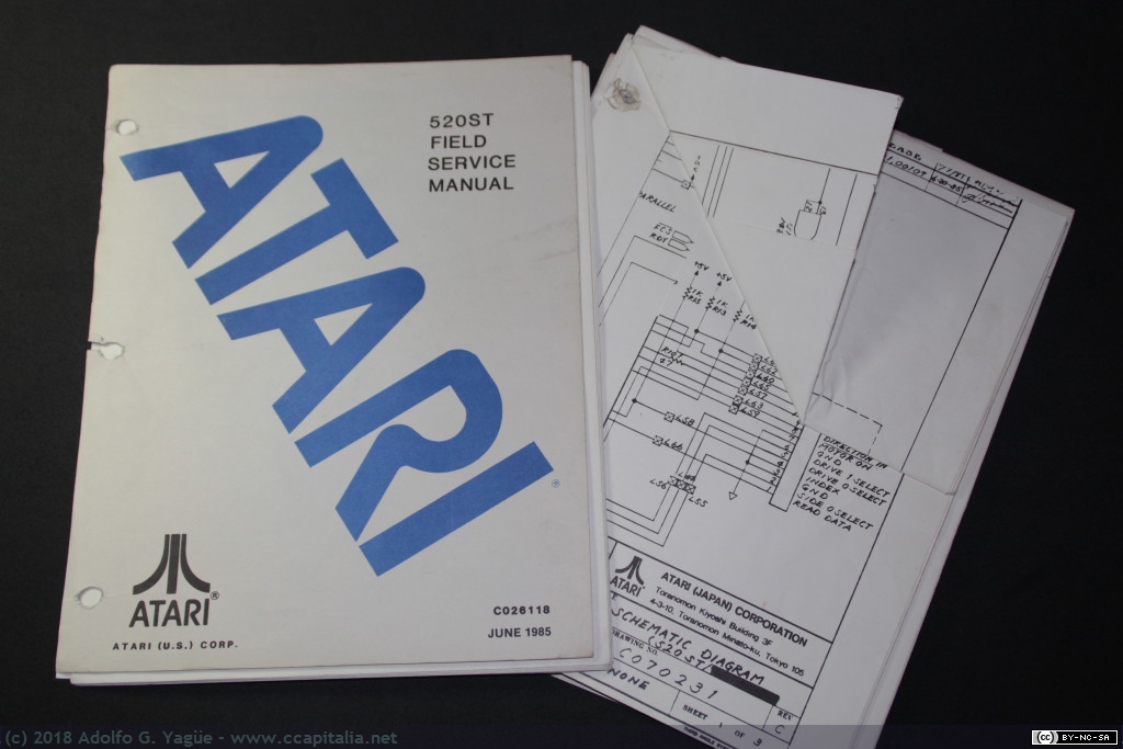 590 - Atari 520ST. Field Service Manual, 1985