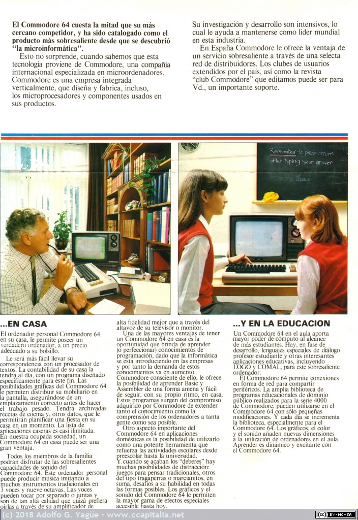 1007 - Commodere 64. El ordenador personal (3), 1985