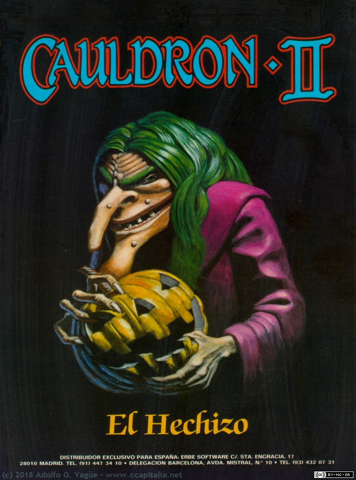 1011 - Cauldron II, El Hechizo. Palace Software, 1986