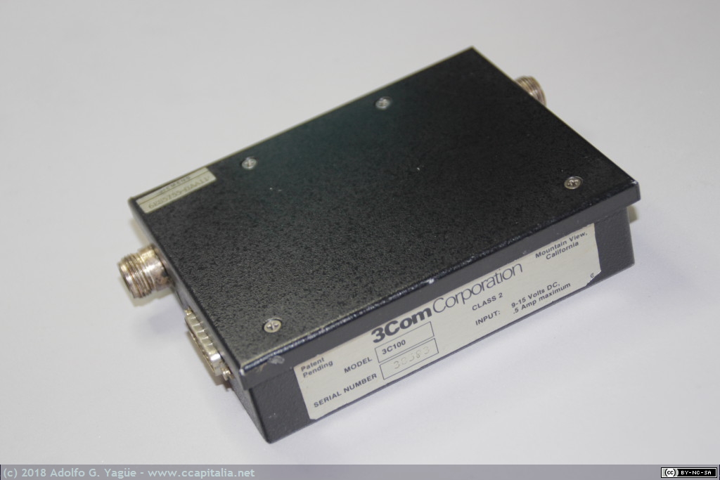 311 - Transceiver 3Com (3C100) Thick 10Base-5, 1982