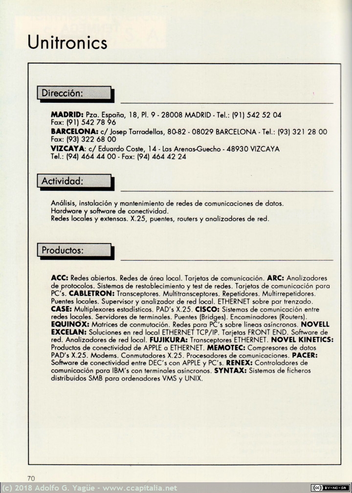 482 - ASLAN. Catálogo de la primera edición (3), 1990