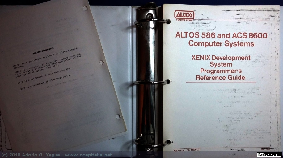 963 - XENIX Development System. Altos 586 and ACS 8600 Computer Systems (1), 1983