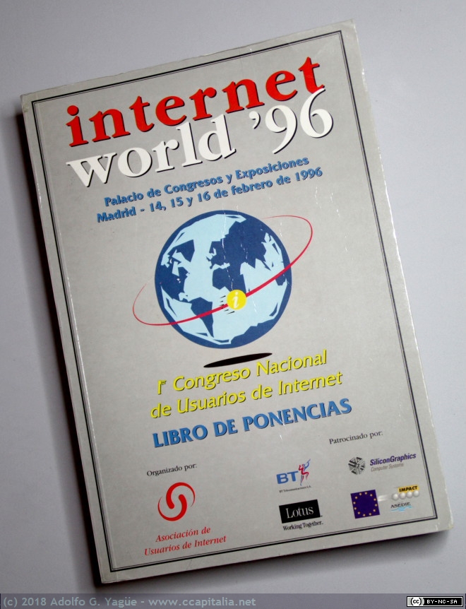 484 - Internet World '96 - 1er Congreso nacional de usuarios de Internet (Libro de ponencias), 1996
