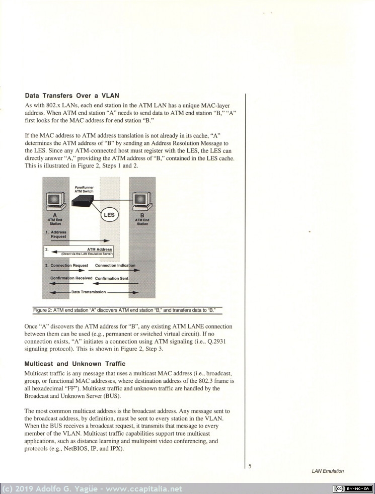 1136 - FORE Systems. LAN Emulation, Virtual LANs, and ATM Internetworks (2), 1996