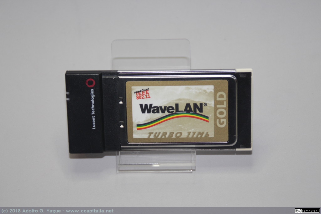 695 - PC Card Lucent WaveLAN Gold (802.11b, 11Mbps, WEP 128bit RC4), 1999