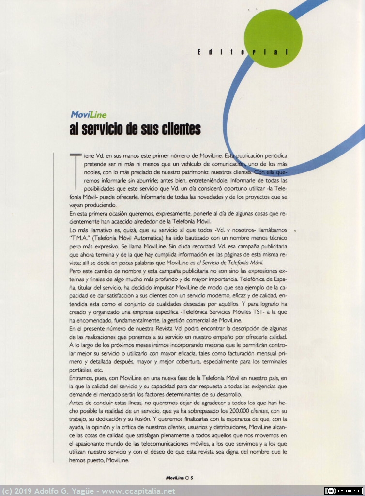 1159 - MoviLine. El Servicio de Telefonía Móvil (2), 1993