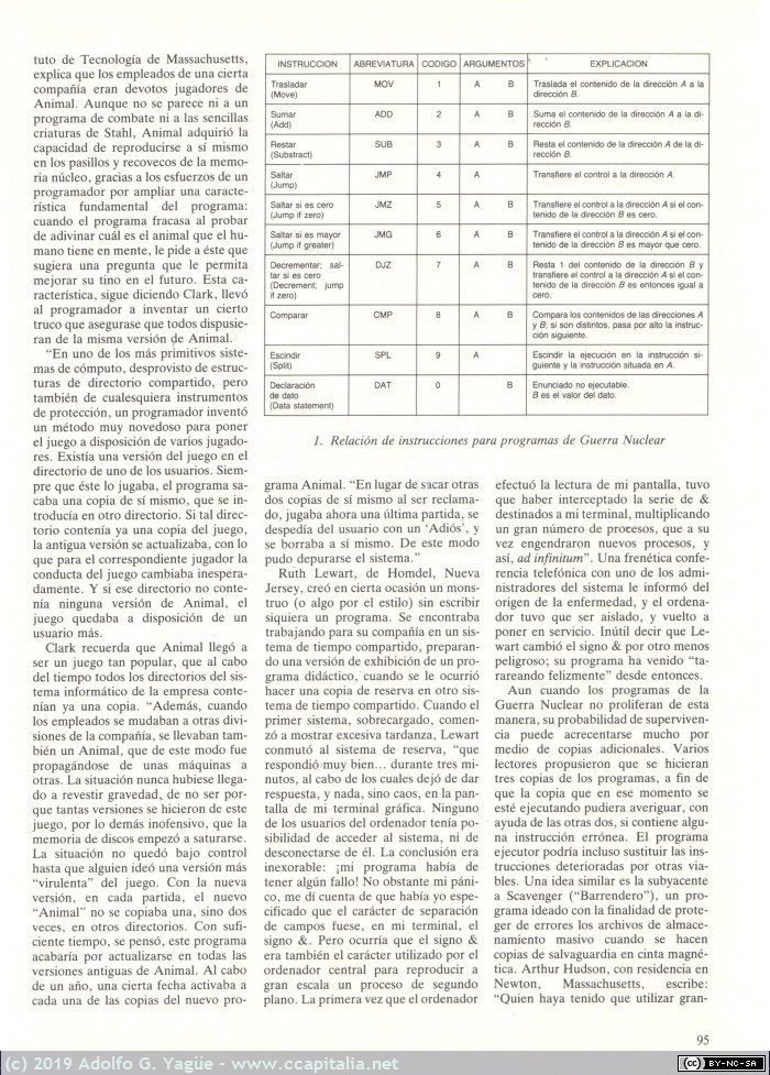 568 - Virus, gusanos y otras plagas. A.K.Dewdney. Investigación y Ciencia (2), 1985