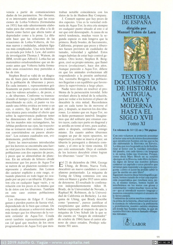 568 - Virus, gusanos y otras plagas. A.K.Dewdney. Investigación y Ciencia (6), 1985