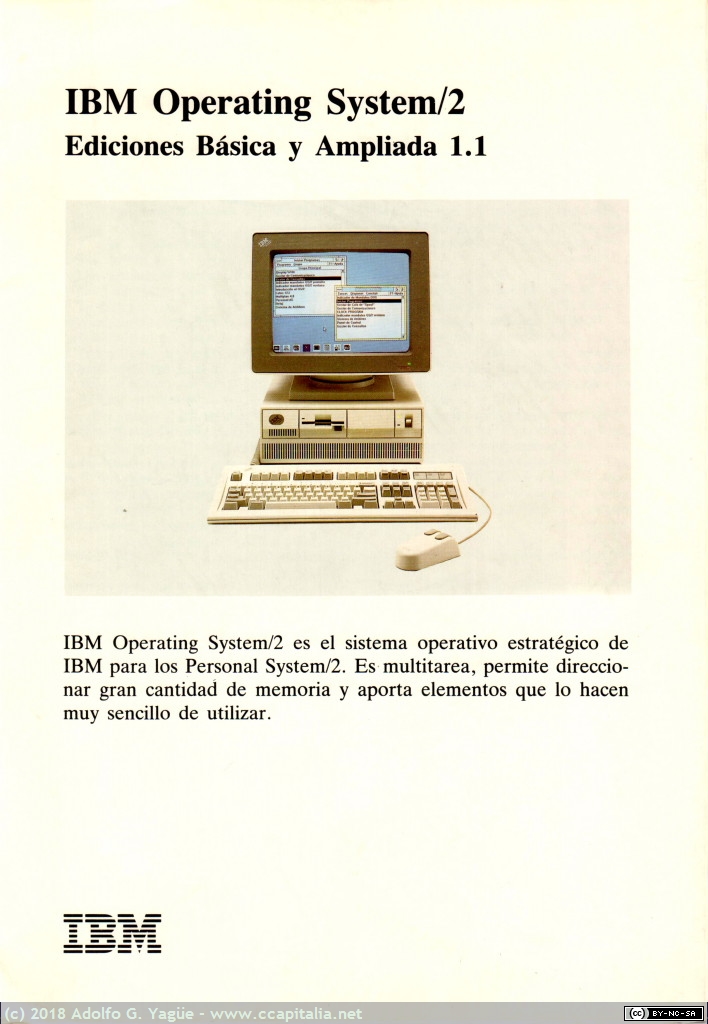 1000 - IBM Operating System/2. Ediciones Básica y Ampliada 1.1 (1), 1989