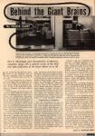 491 - Behind the Giant Brains. Radio & Television News, 1957